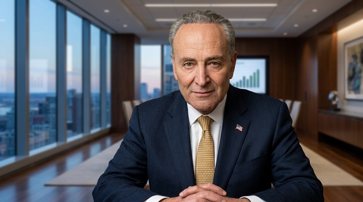 Chuck Schumer net worth explained at a Senate press briefing