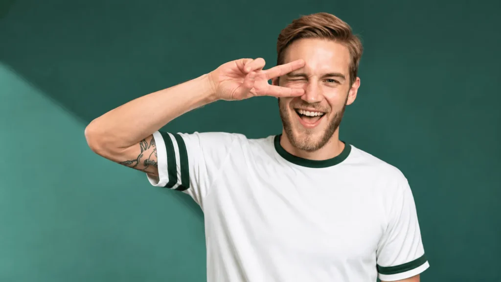Chart showing PewDiePie net worth and earnings growth from 2013 to 2019