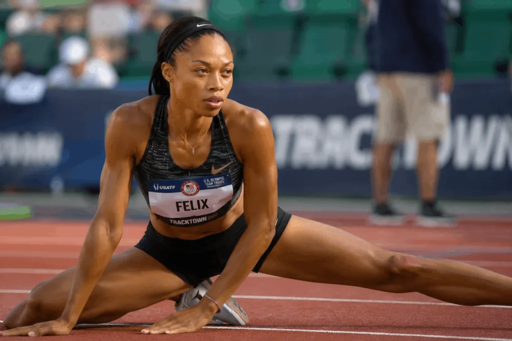 Allyson Felix physical stats and athletic career