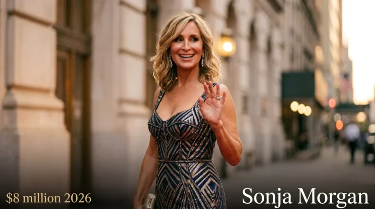 Sonja Morgan smiling at a New York red carpet event